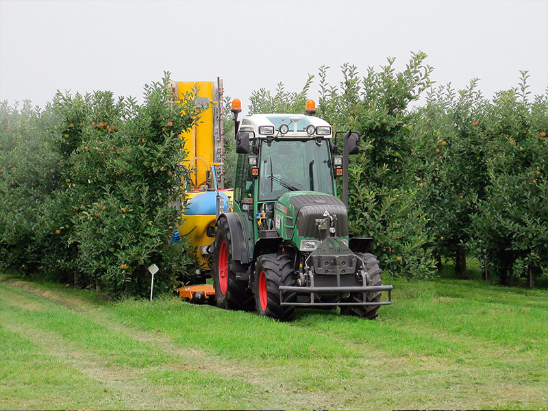 fruitteelt autonome fendt trekker