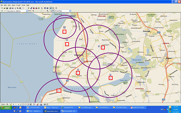 Verkoop basisstations & RTK-GPS stuursystemen aan Future Farming Flevoland