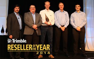 Winnaar Trimble Reseller of the year