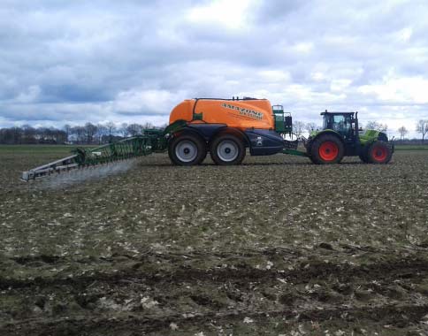 Claas-Amazone-combinatie-sectiecontrol